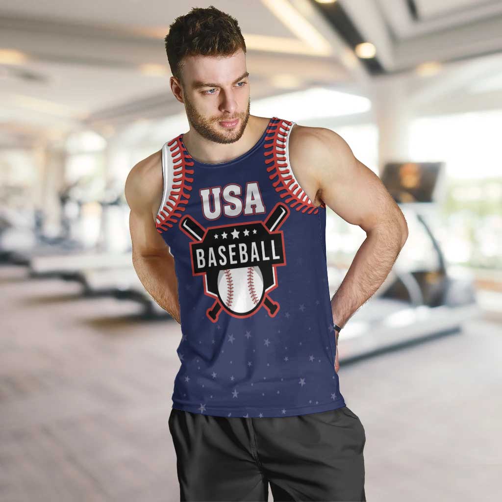Custom USA 2025 Baseball Men Tank Top United States Team For Glory