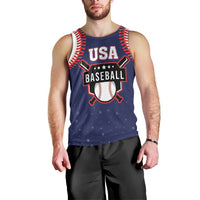 Custom USA 2025 Baseball Men Tank Top United States Team For Glory