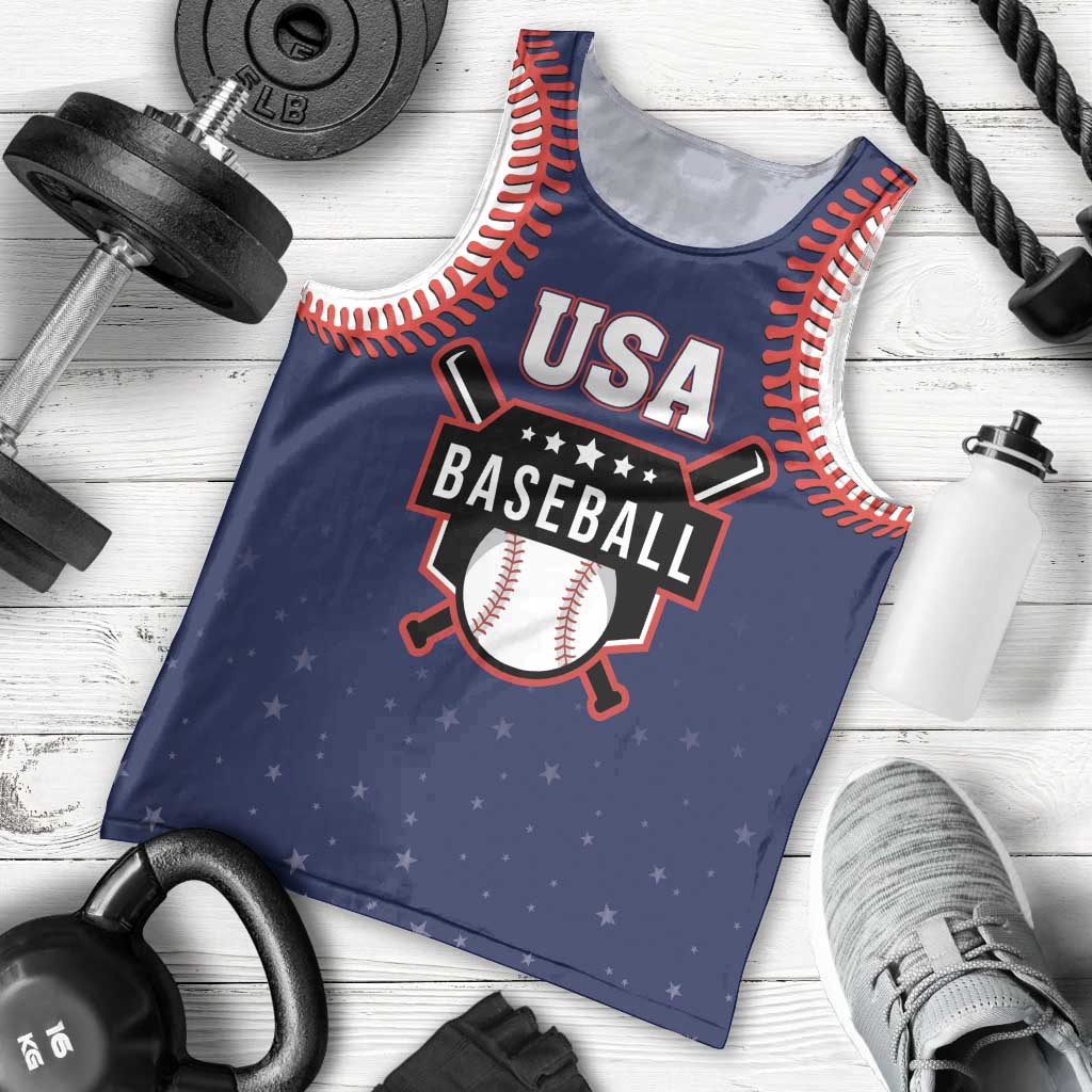 Custom USA 2025 Baseball Men Tank Top United States Team For Glory