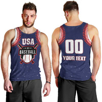 Custom USA 2025 Baseball Men Tank Top United States Team For Glory