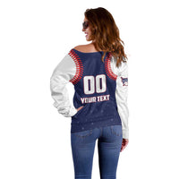 Custom USA 2025 Baseball Off Shoulder Sweater United States Team For Glory