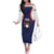 Custom USA 2025 Baseball Off The Shoulder Long Sleeve Dress United States Team For Glory