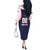 Custom USA 2025 Baseball Off The Shoulder Long Sleeve Dress United States Team For Glory