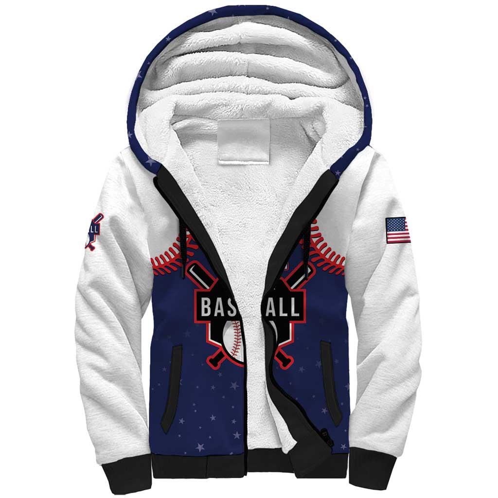 Custom USA 2025 Baseball Sherpa Hoodie United States Team For Glory