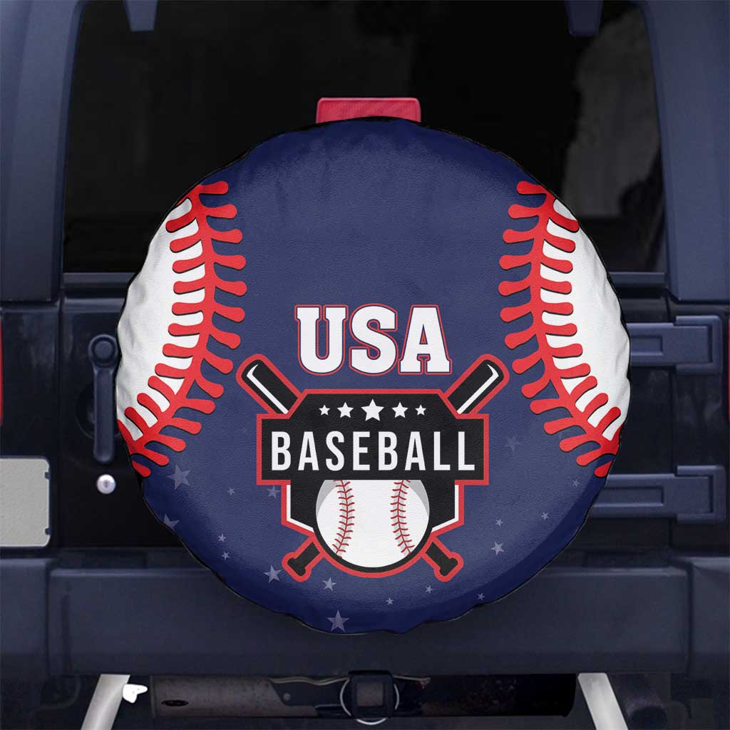 USA 2025 Baseball Spare Tire Cover United States Team For Glory