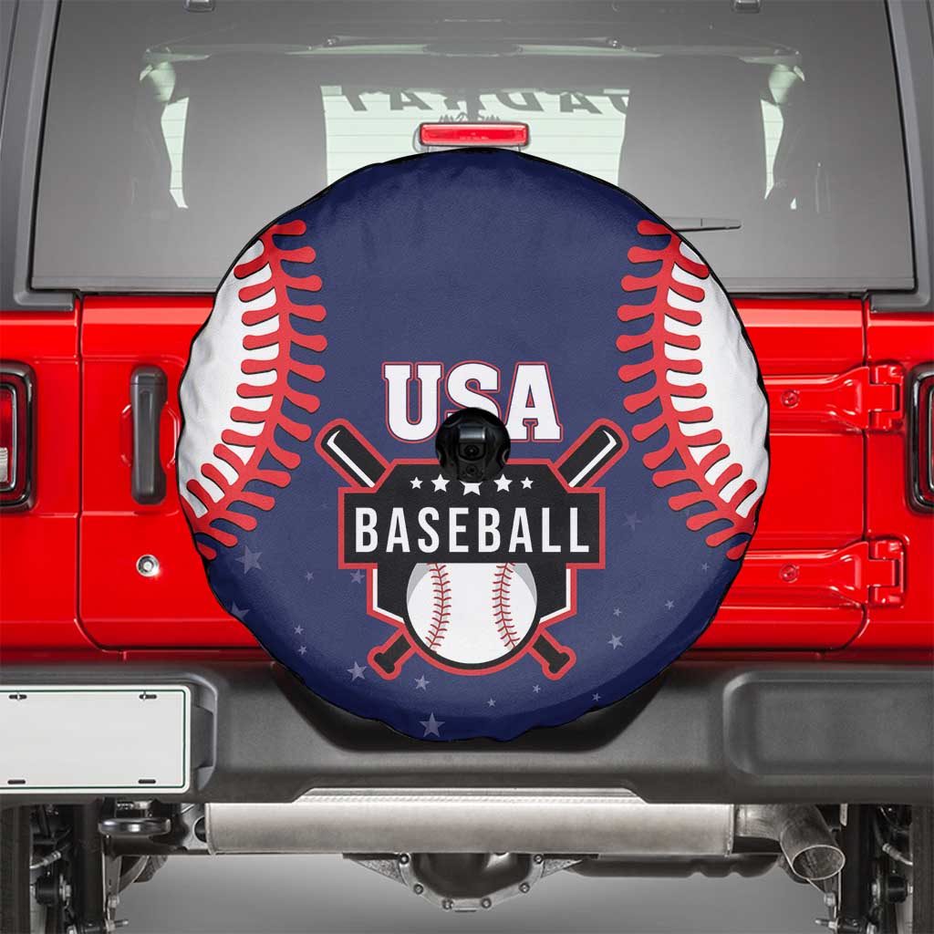 USA 2025 Baseball Spare Tire Cover United States Team For Glory