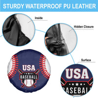 USA 2025 Baseball Spare Tire Cover United States Team For Glory