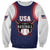 Custom USA 2025 Baseball Sweatshirt United States Team For Glory