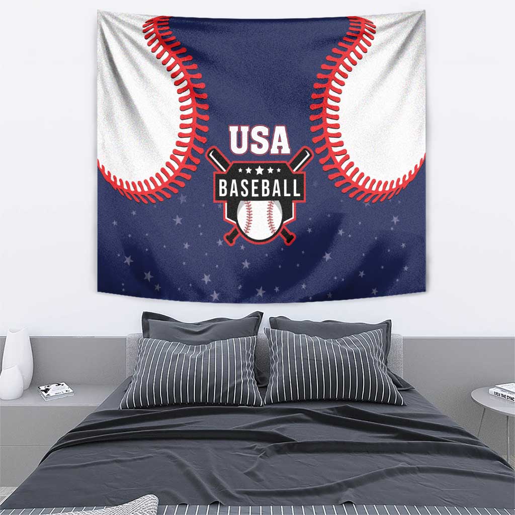 USA 2025 Baseball Tapestry United States Team For Glory