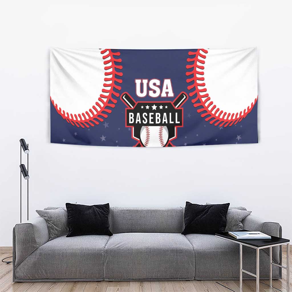 USA 2025 Baseball Tapestry United States Team For Glory