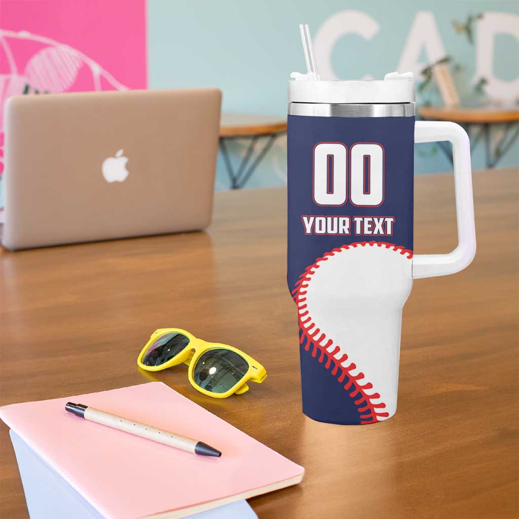 Custom USA 2025 Baseball Tumbler With Handle United States Team For Glory