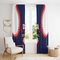 USA 2025 Baseball Window Curtain United States Team For Glory