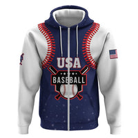 Custom USA 2025 Baseball Zip Hoodie United States Team For Glory