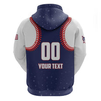 Custom USA 2025 Baseball Zip Hoodie United States Team For Glory