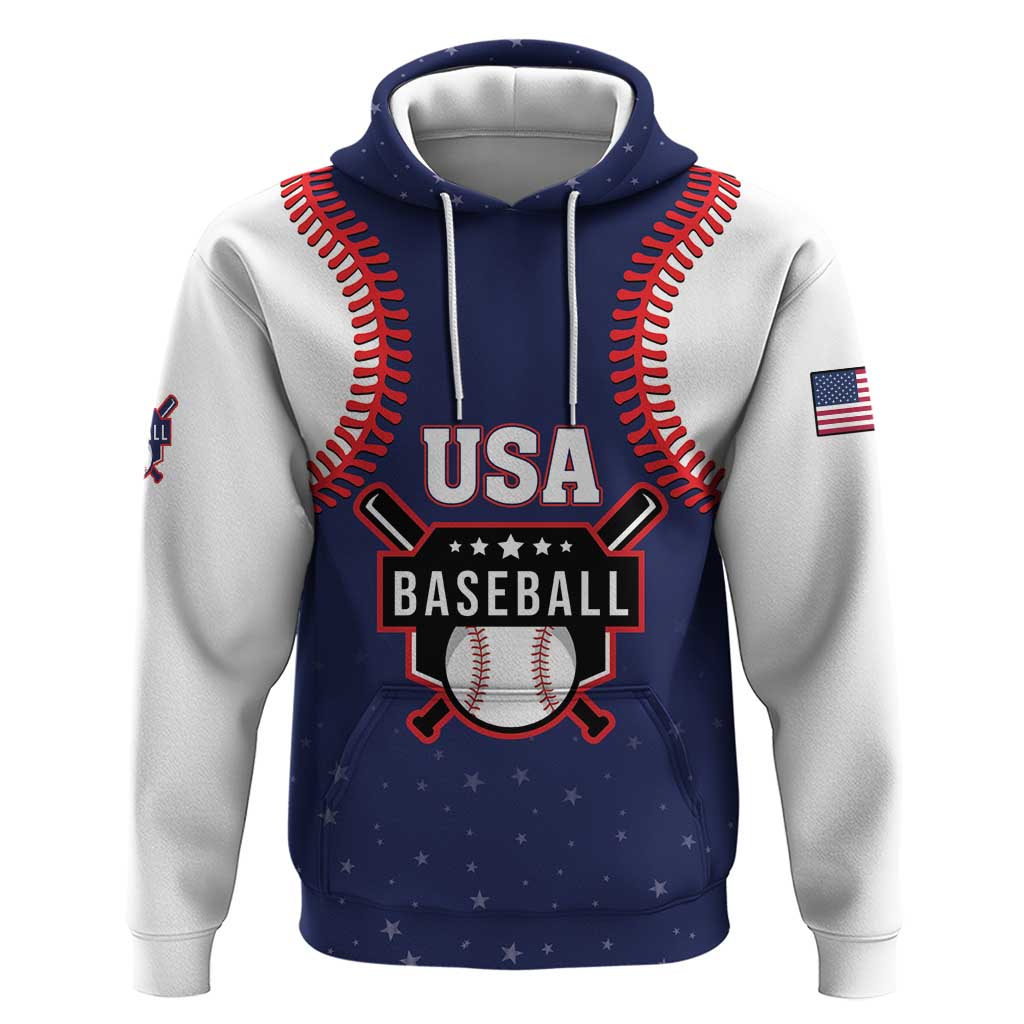 Custom USA 2025 Baseball Zip Hoodie United States Team For Glory