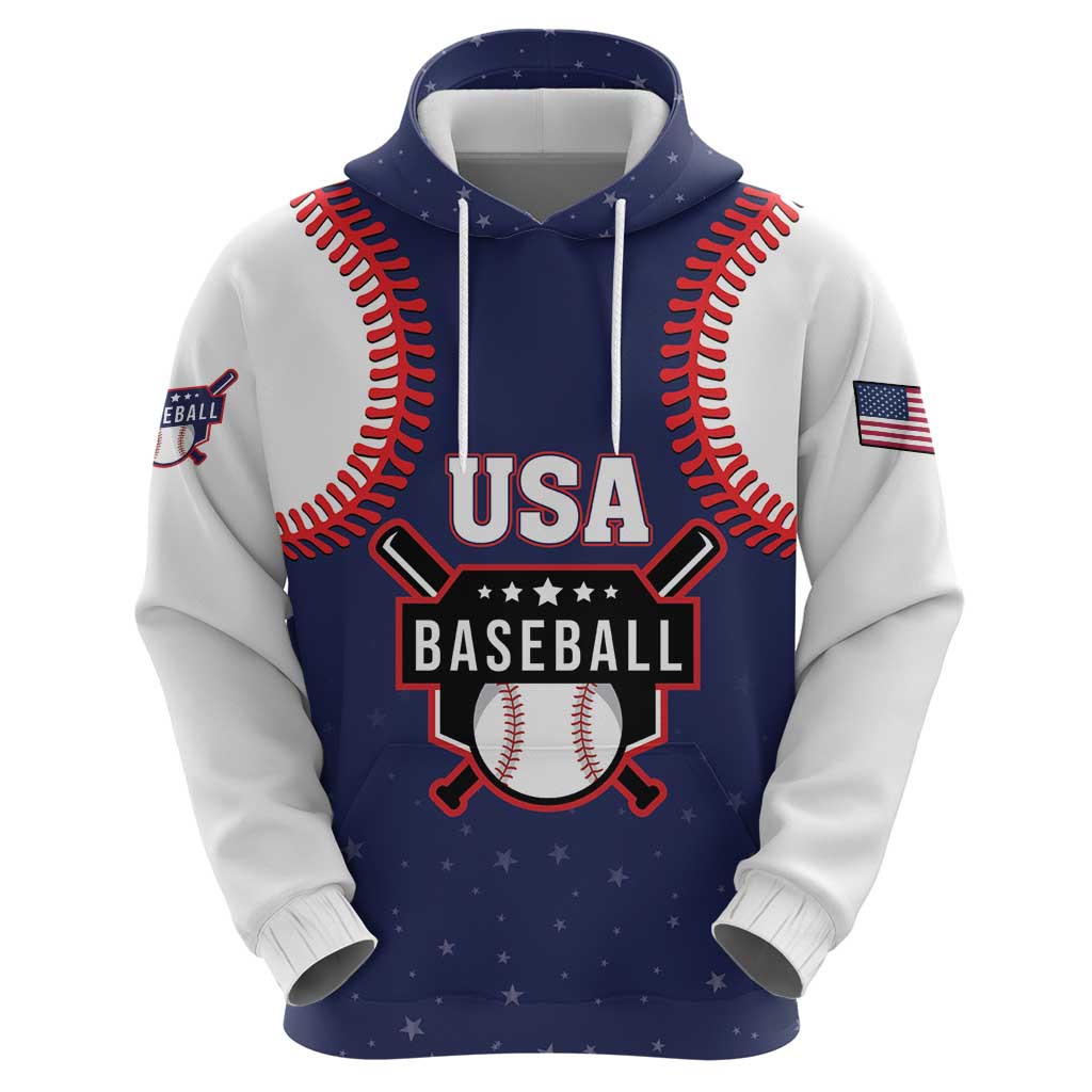 Custom USA 2025 Baseball Zip Hoodie United States Team For Glory