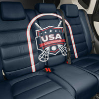 USA 2025 Lacrosse Back Car Seat Cover USA Growing the Game Blue Version