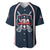 Custom USA 2025 Lacrosse Baseball Jersey USA Growing the Game Blue Version