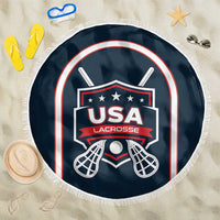 USA 2025 Lacrosse Beach Blanket USA Growing the Game Blue Version