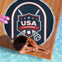 USA 2025 Lacrosse Beach Blanket USA Growing the Game Blue Version