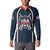 Custom USA 2025 Lacrosse Button Sweatshirt USA Growing the Game Blue Version