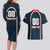 Custom USA 2025 Lacrosse Couples Matching Long Sleeve Bodycon Dress and Hawaiian Shirt USA Growing the Game Blue Version