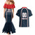Custom USA 2025 Lacrosse Couples Matching Mermaid Dress and Hawaiian Shirt USA Growing the Game Blue Version
