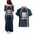 Custom USA 2025 Lacrosse Couples Matching Puletasi and Hawaiian Shirt USA Growing the Game Blue Version