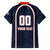 Custom USA 2025 Lacrosse Family Matching Off The Shoulder Long Sleeve Dress and Hawaiian Shirt USA Growing the Game Blue Version