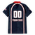 Custom USA 2025 Lacrosse Family Matching Off Shoulder Maxi Dress and Hawaiian Shirt USA Growing the Game Blue Version