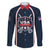Custom USA 2025 Lacrosse Family Matching Off Shoulder Maxi Dress and Hawaiian Shirt USA Growing the Game Blue Version