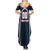 Custom USA 2025 Lacrosse Family Matching Summer Maxi Dress and Hawaiian Shirt USA Growing the Game Blue Version