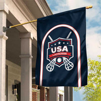 USA 2025 Lacrosse Garden Flag USA Growing the Game Blue Version