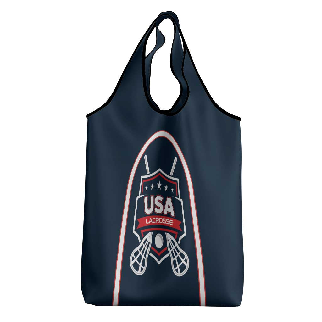 USA 2025 Lacrosse Grocery Bag USA Growing the Game Blue Version