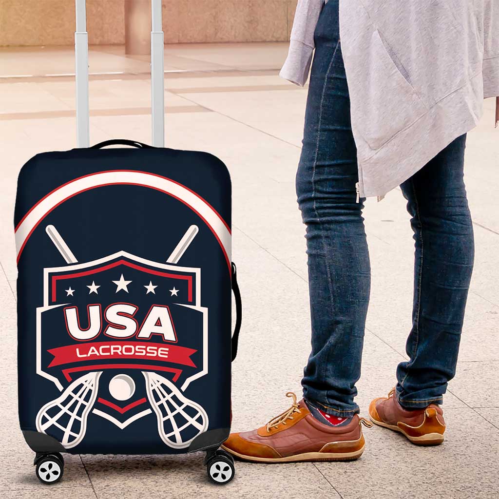 USA 2025 Lacrosse Luggage Cover USA Growing the Game Blue Version