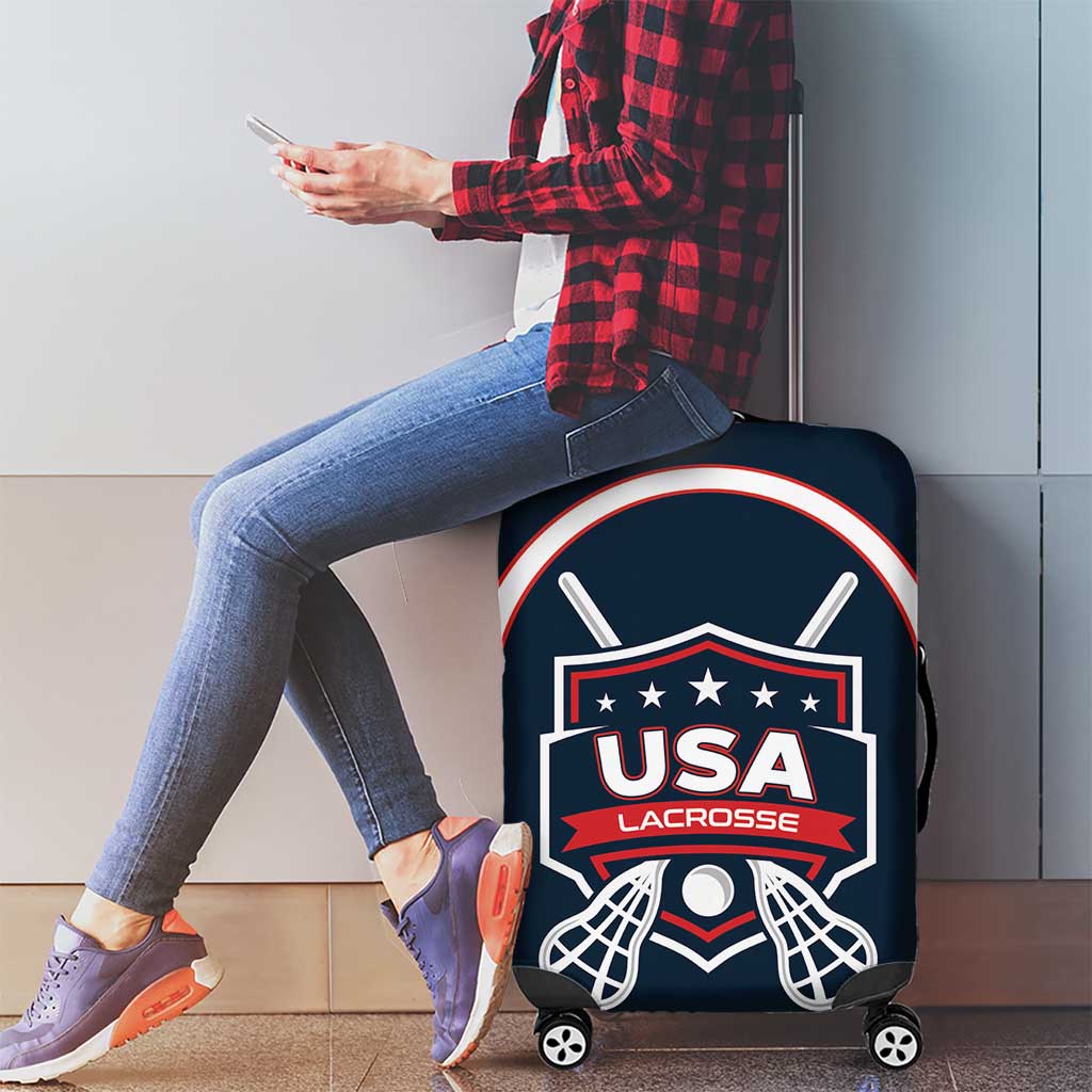 USA 2025 Lacrosse Luggage Cover USA Growing the Game Blue Version