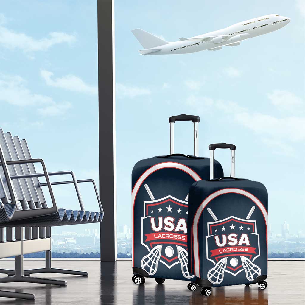 USA 2025 Lacrosse Luggage Cover USA Growing the Game Blue Version