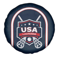 USA 2025 Lacrosse Spare Tire Cover USA Growing the Game Blue Version