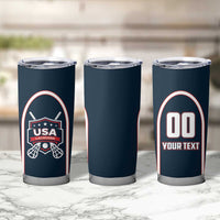 Custom USA 2025 Lacrosse Tumbler Cup USA Growing the Game Blue Version