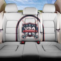USA 2025 Lacrosse Back Car Seat Cover USA Growing the Game White Version