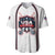 Custom USA 2025 Lacrosse Baseball Jersey USA Growing the Game White Version