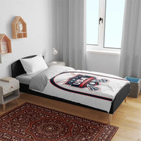 USA 2025 Lacrosse Bedding Set USA Growing the Game White Version