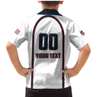 Custom USA 2025 Lacrosse Family Matching Mermaid Dress and Hawaiian Shirt USA Growing the Game White Version