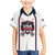 Custom USA 2025 Lacrosse Family Matching Mermaid Dress and Hawaiian Shirt USA Growing the Game White Version