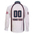 Custom USA 2025 Lacrosse Family Matching Off The Shoulder Long Sleeve Dress and Hawaiian Shirt USA Growing the Game White Version