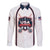 Custom USA 2025 Lacrosse Family Matching Short Sleeve Bodycon Dress and Hawaiian Shirt USA Growing the Game White Version