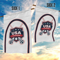 USA 2025 Lacrosse Garden Flag USA Growing the Game White Version