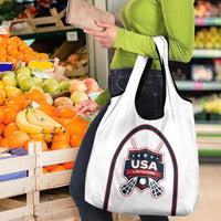 USA 2025 Lacrosse Grocery Bag USA Growing the Game White Version