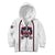 Custom USA 2025 Lacrosse Kid Hoodie USA Growing the Game White Version