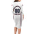Custom USA 2025 Lacrosse Long Sleeve Bodycon Dress USA Growing the Game White Version